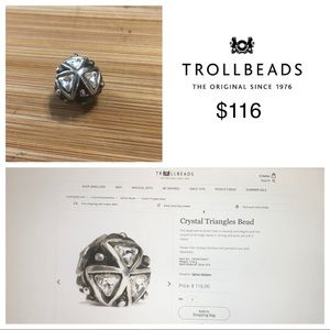 Trollbeads - Crystal Triangles Bead
